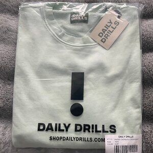 *NWT* DAILY DRILLS Oversized Crew Top XS/S